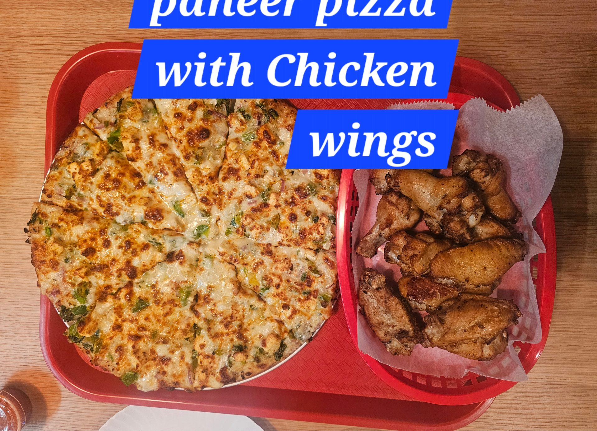 Indian style pizzas