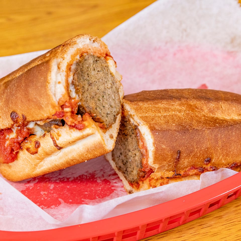 Magoo's meatball sandwich